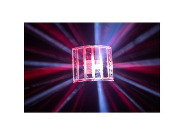 JB SYSTEMS USB DERBY Lyseffekt 4 x 2W LED. USB-C inn. Adapter inkludert