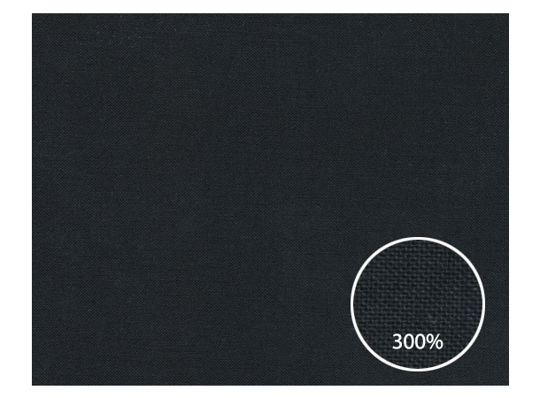 KAGU Muslin Light - 100m rull, 3m bred Sort, 155g/m2