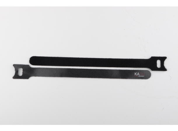 KAGU cable-tie 13mm x 200mm, 100 stk. Sort. Med KAGU logo