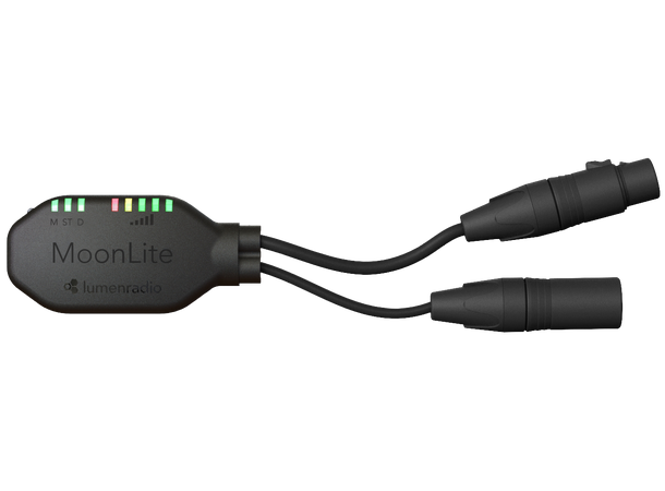 LUMENRADIO Moonlite CRMX Tranciever DMX512/RDM, Bluetooth, USB Ladekabel