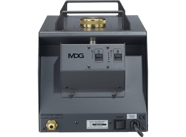 MDG MAX 5000 APS Røykmaskin Profesjonell røykmaskin med CO2 drift