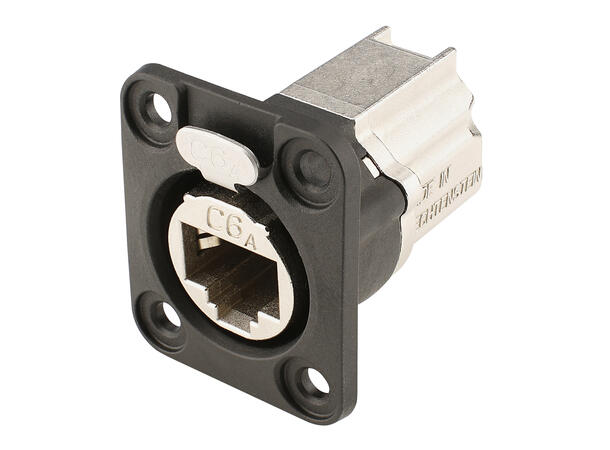 NEUTRIK NE8FDX-P6-B EtherCon feed-thr. Sort. For D-panel. CAT-6A