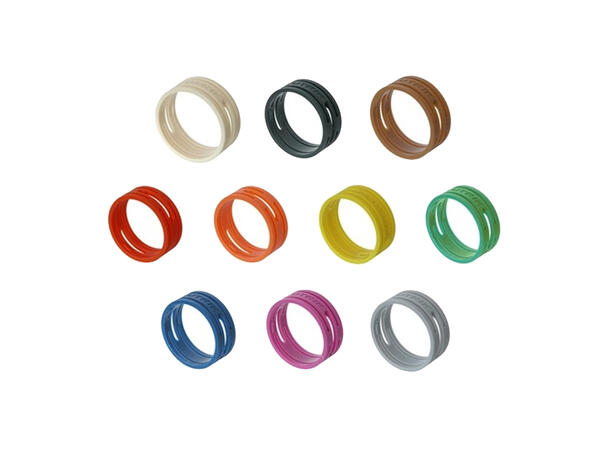 NEUTRIK XXR1 Fargering, brun for merking av XLR-plugg