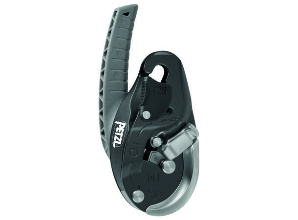 PETZL I'D EVAC Taubrems Sort, for 10-11,5mm tau, selvlåsende