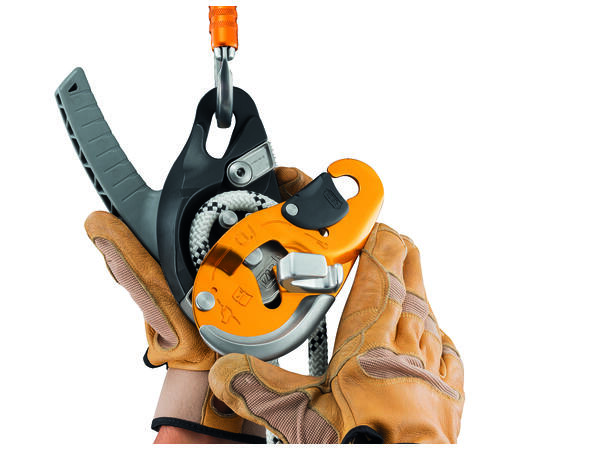 PETZL I'D EVAC Taubrems Sort, for 10-11,5mm tau, selvlåsende