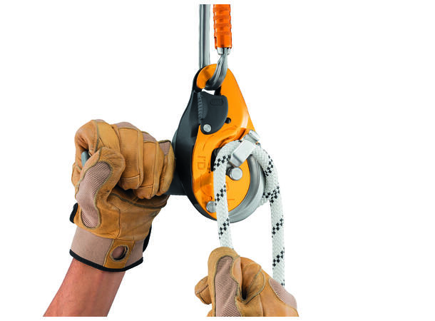 PETZL I'D EVAC Taubrems Sort, for 10-11,5mm tau, selvlåsende