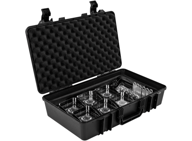 PROLIGHTS DOTQPACKMR Lyspakke 6x DOTQMR, charger, IR remote & case