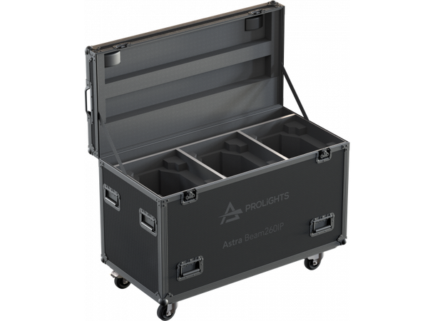 PROLIGHTS FCLASTRAB260IP Flightcase Til 3 x ASTRABEAM260