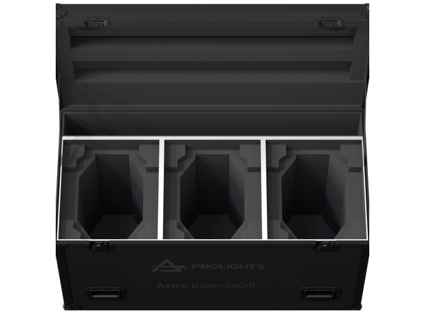 PROLIGHTS FCLASTRAB260IP Flightcase Til 3 x ASTRABEAM260