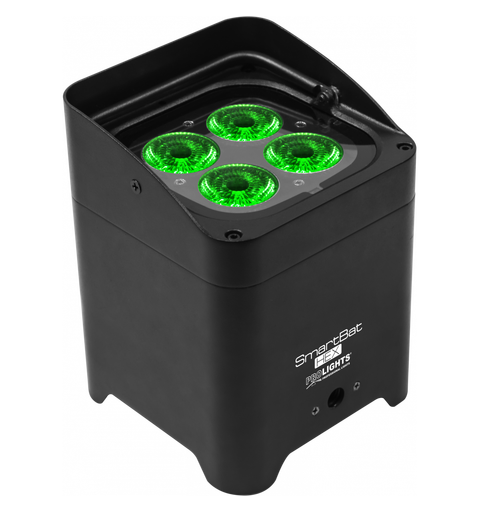 PROLIGHTS SMARTBATHEXBK Fargeveksler 4x12W RGBWAP/FC, sort