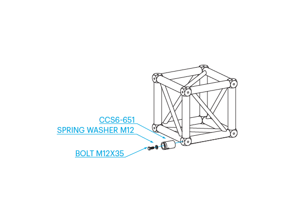 PROLYTE BOX-40L Boxcorner Alu U/Koblinger