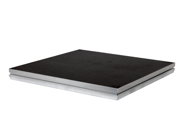 PROLYTE SM-D StageDex Topline scenepodie Firkant, 1x1M, Sort, Vannfast