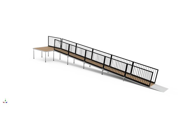 PROLYTE SM-RP StageDex ben teleskopisk Ben For StageDex Rampe nivå 4
