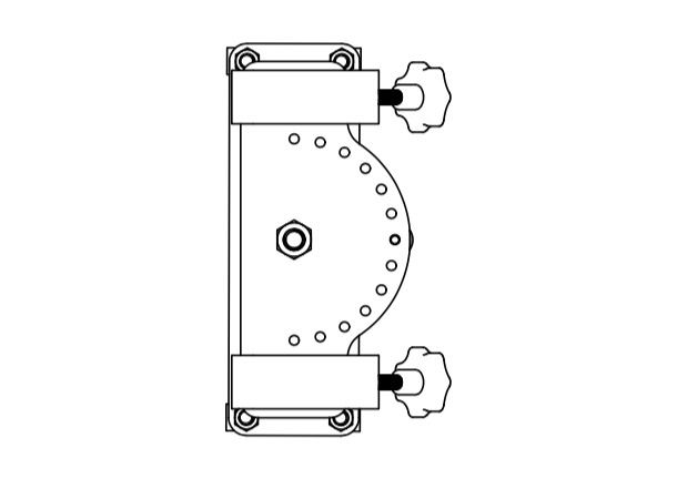 PSRIG Sideben oppheng 2 x U-bolter til 42mm rør