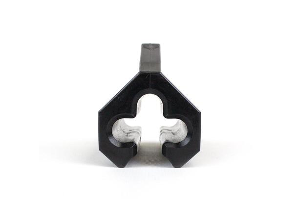 PSRIG Tourslider L, Low friction Sort, for 7,9 - 9mm kjetting, POM