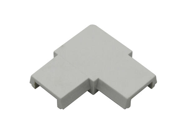 SBL 90° hjørne for alu profil For 14.8 x5.8 mm profil. Grå, plast