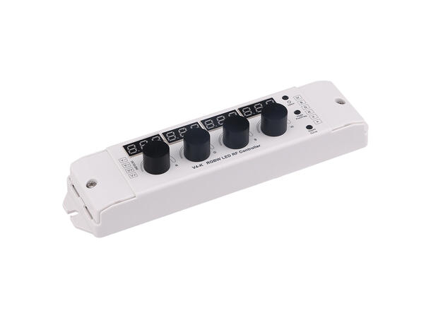 SBL LED driver RGBW, manuell kontroll 2,4GHz, 12-24V inn. Justerbar PWM