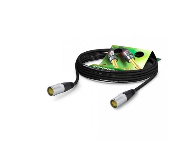 SOMMER Mercator superflex CAT6 Kabel 3m, Neutrik NE8MX Ethercon, Krymp, Sort