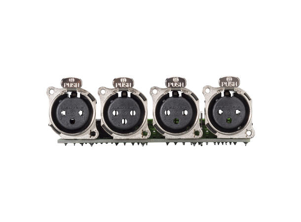 SOMMER SBC13-XA3FA Tilkoblingsmodul 4x XLR3f (A), skru- & multikontakt