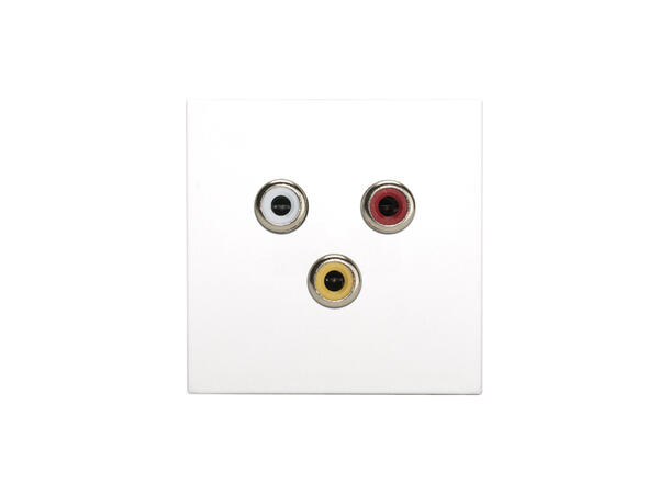 SOMMER W45W-3522 SYSWALL45 Modul Hvit. RCA Modul Y/R/W. Skruterminal ut