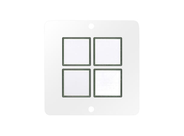 SOMMER W50W-4434 SYSWALL50 Modul Hvit. 4 x Trykknapper med LED. RJ11