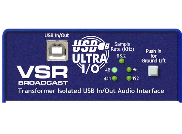 ARX USB Ultra I/O VSR BROADCAST Plug and Play interface. 24Bit/192 KHz