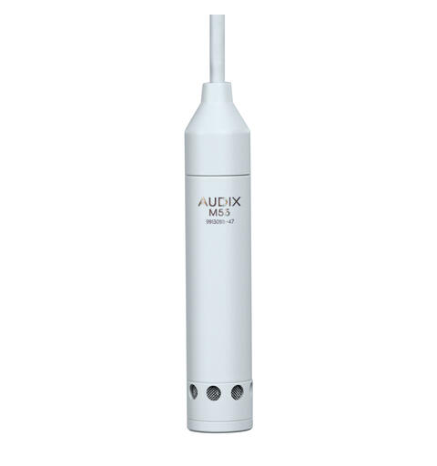 Audix M55WS Hanging 12mm Condenser Mic Omnidirectional, White