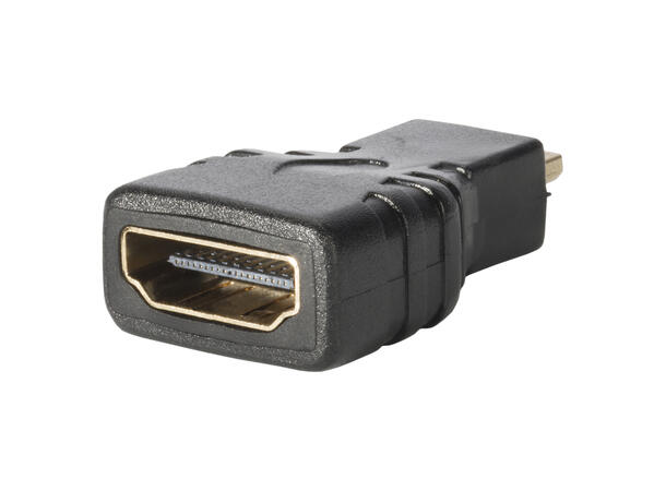 BASIC HDMM-FM HDMI Hun til HDMI Micr Han Sort