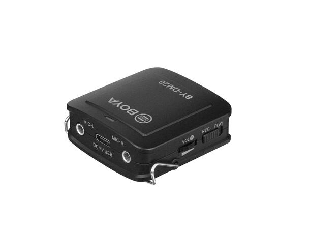 BOYA BY-DM20 dobbel myggmikr. m/mikser Interface for IOS/Android og PC/Mac