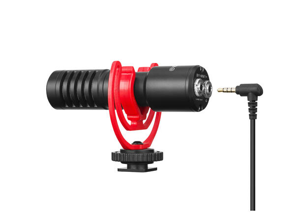 BOYA BY-MM1+ mikrofon, Superkardioide For kamera/smarttelefon/nettbrett/PC