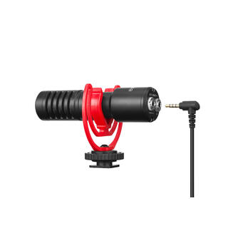 BOYA BY-MM1+ mikrofon, Superkardioide For kamera/smarttelefon/nettbrett/PC