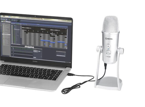 BOYA BY-PM700SP USB stormembran mikrofon For Android/IOS/PC/Mac