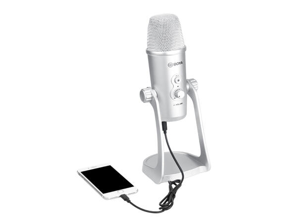 BOYA BY-PM700SP USB stormembran mikrofon For Android/IOS/PC/Mac