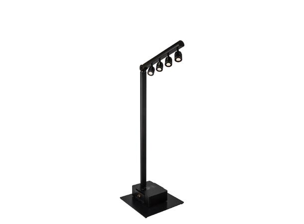 BRITEQ BT-AKKUPOLE 4 x 5W LED spot m/batteridrift