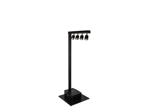 BRITEQ BT-AKKUPOLE 4 x 5W LED spot m/batteridrift