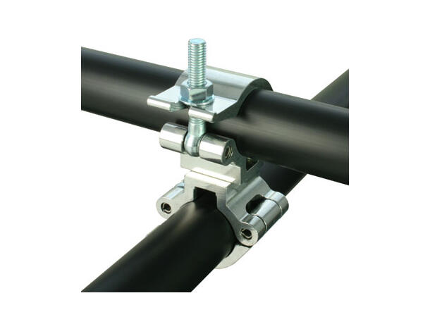 DOUGHTY dobbel clamp 90° Alu. SWL 500 Kg