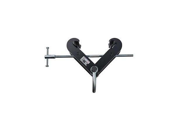 ELLER Bjelkeklemme med sjakkel, WLL 3.2t Flensbredde 127-350mm, Sort