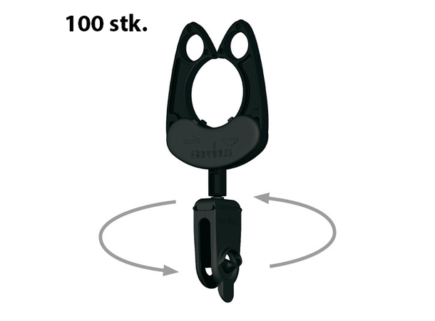 GERRIETS PIPE CAT For tekstil m/maljer 100pk. For rør max. Ø50mm. L: 19,5cm
