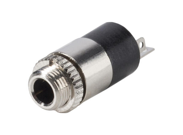 HICON HI-J35SEF 3.5mm MiniJack hun Stereo. For chassismontering. Loddetilk.
