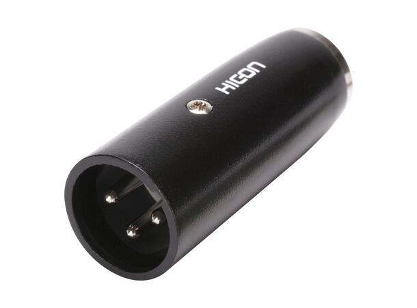 HICON HI-X3MX3-MM 3-pin Mini XLR han/han Overgang
