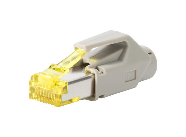 HIROSE RJ45C6A-GR Cat.6a, 500Mhz, 10Gbit Grå. Maks kabel Ø6.6mm