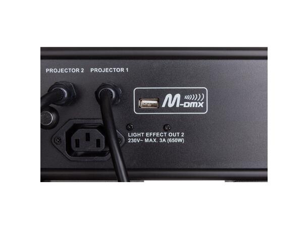 JB SYSTEMS COB-4 Bar 4x36W lyspakke Ink. IR fjernkontroll, bag, 3pin DMX