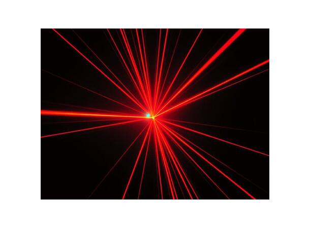 JB SYSTEMS USB LASER Grønn + Rød 30mW grønn + 80mW rød. USB-C inn