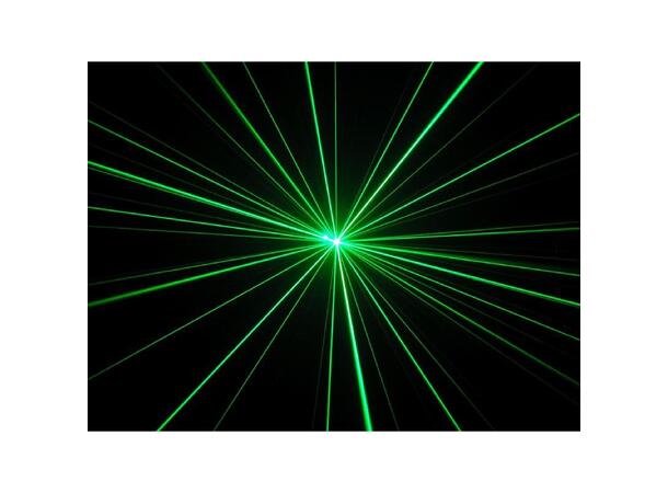 JB SYSTEMS USB LASER Grønn + Rød 30mW grønn + 80mW rød. USB-C inn