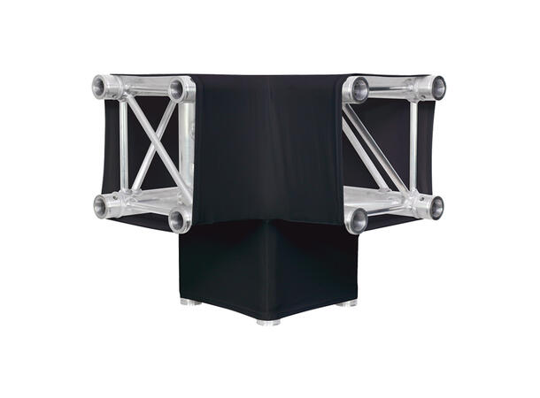 KAGU Trusscover for 3-veis hjørne, sort Passer 30x30cm truss. Med borrelås