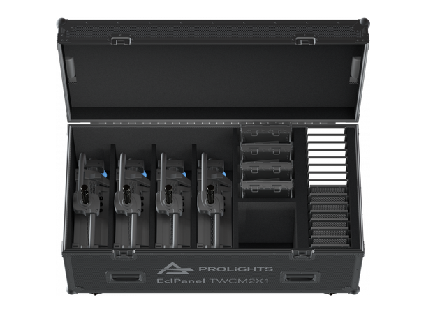 PROLIGHTS FCLPANELM2X14U Flightcase Plass til 4 x ECLPANELTWCM2X1