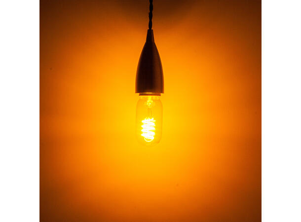 PROLITE LED Filament pære, Funkyfil E27 4W, Yellow, Ikke dimbar