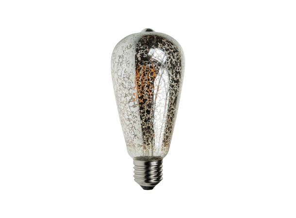 PROLITE LED filament pære, E27 4W, 2100K, Dimbar, Crackle