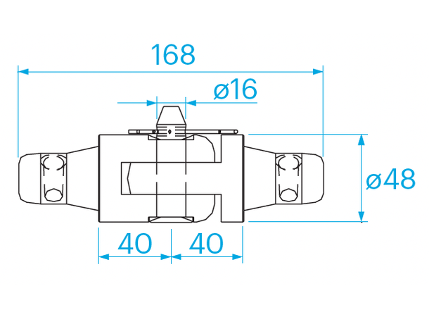PROLYTE CCS6-H2 Hengslesett Sett Med 3 Stk Hengsler