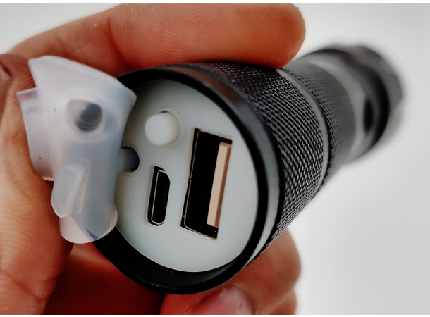 PROSTAGE Lommelykt, oppladbar USB, powerbank